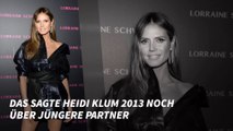 Das sagte Heidi Klum 2013 noch über jüngere Partner