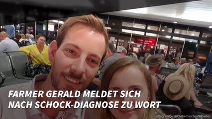 Farmer Gerald meldet sich nach Schock-Diagnose zu Wort