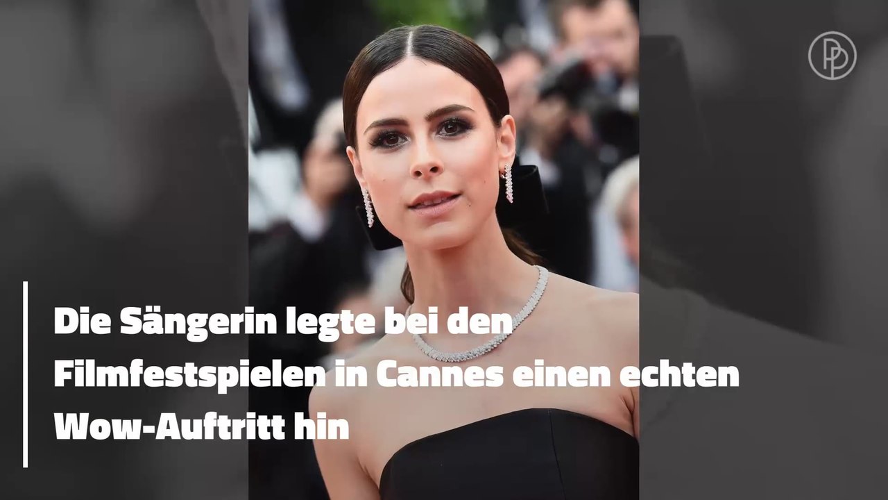 Lena Meyer-Landrut in Cannes: Eleganter Auftritt in Schwarz