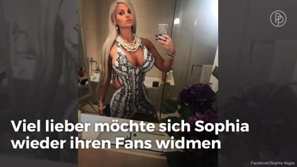 Sophia Vegas: „Ich habe die Nase voll von Operationen“