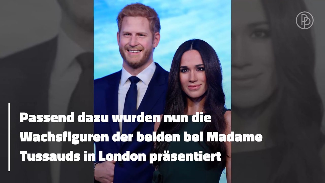 Die Wachsfiguren von Prinz Harry und Meghan Markle sind da