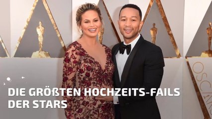 Die größten Hochzeits-Fails der Stars