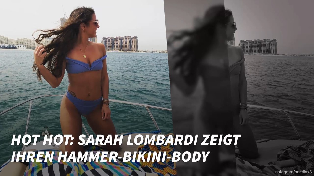 Hot, hot: Sarah Lombardi zeigt ihren Hammer-Bikini-Body