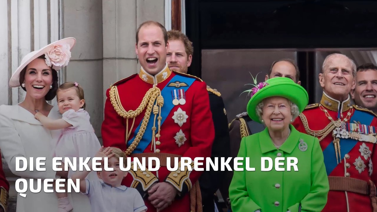 Die Enkel und Urenkel der Queen