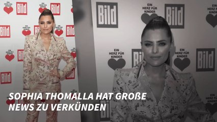 Sophia Thomalla hat große News zu verkünden