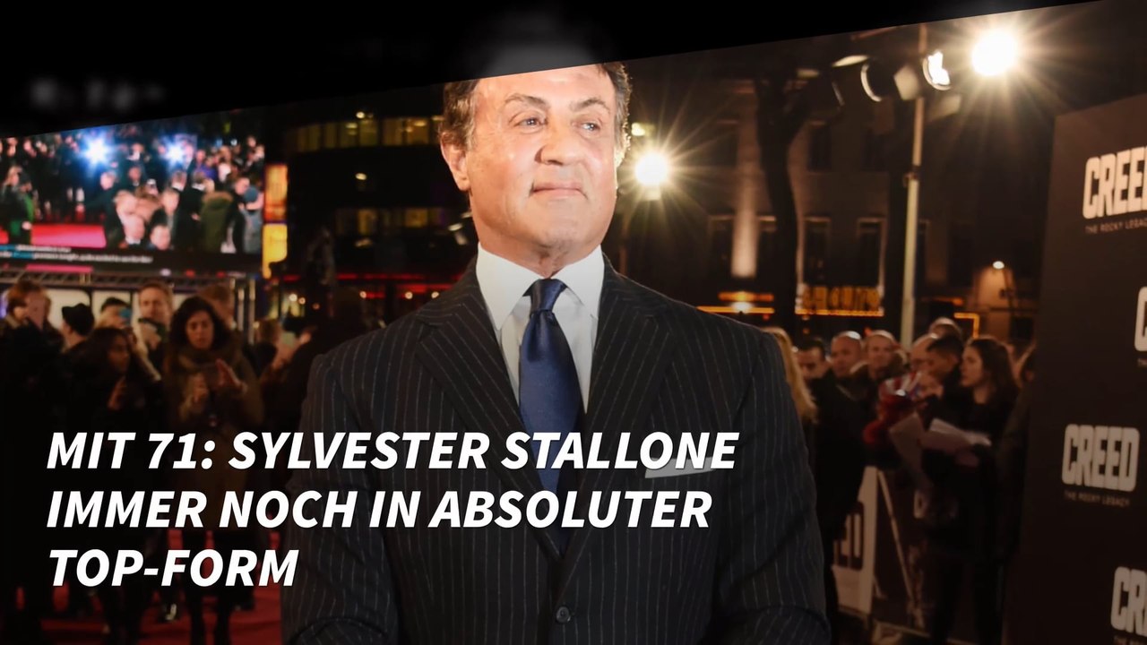 Mit 71: Sylvester Stallone immer noch in absoluter Top-Form