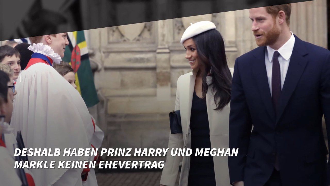 Deshalb haben Prinz Harry und Meghan Markle keinen Ehevertrag