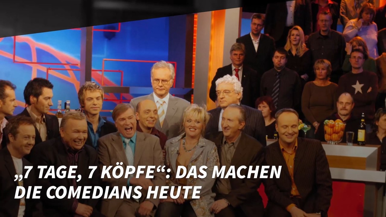 „7 tage, 7 köpfe“: das machen die comedians heute