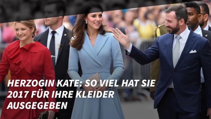 Herzogin Kate: So viel hat sie 2017 für ihre Kleider ausgegeben