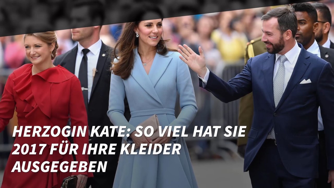 Herzogin Kate: So viel hat sie 2017 für ihre Kleider ausgegeben