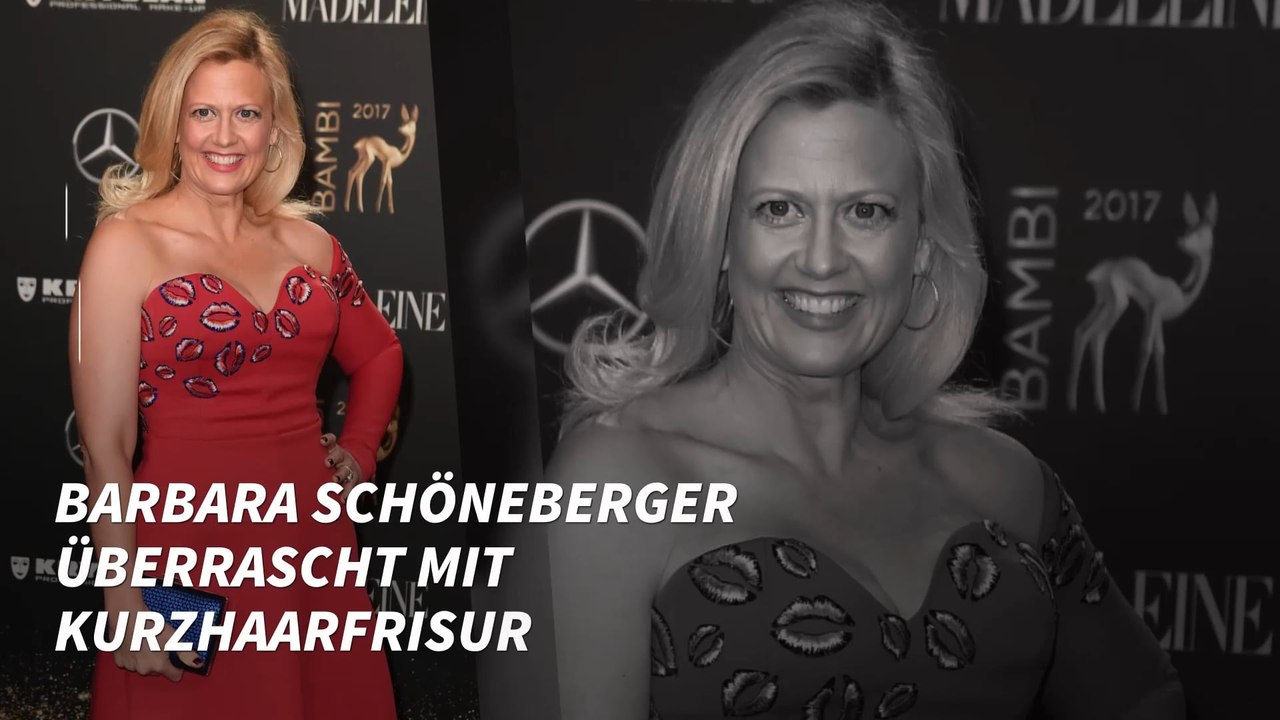 Barbara Schöneberger überrascht mit Kurzhaarfrisur