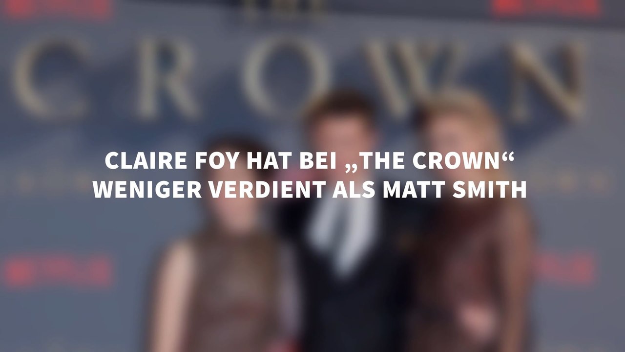 Claire Foy hat bei „The Crown“ weniger verdient als Matt Smith