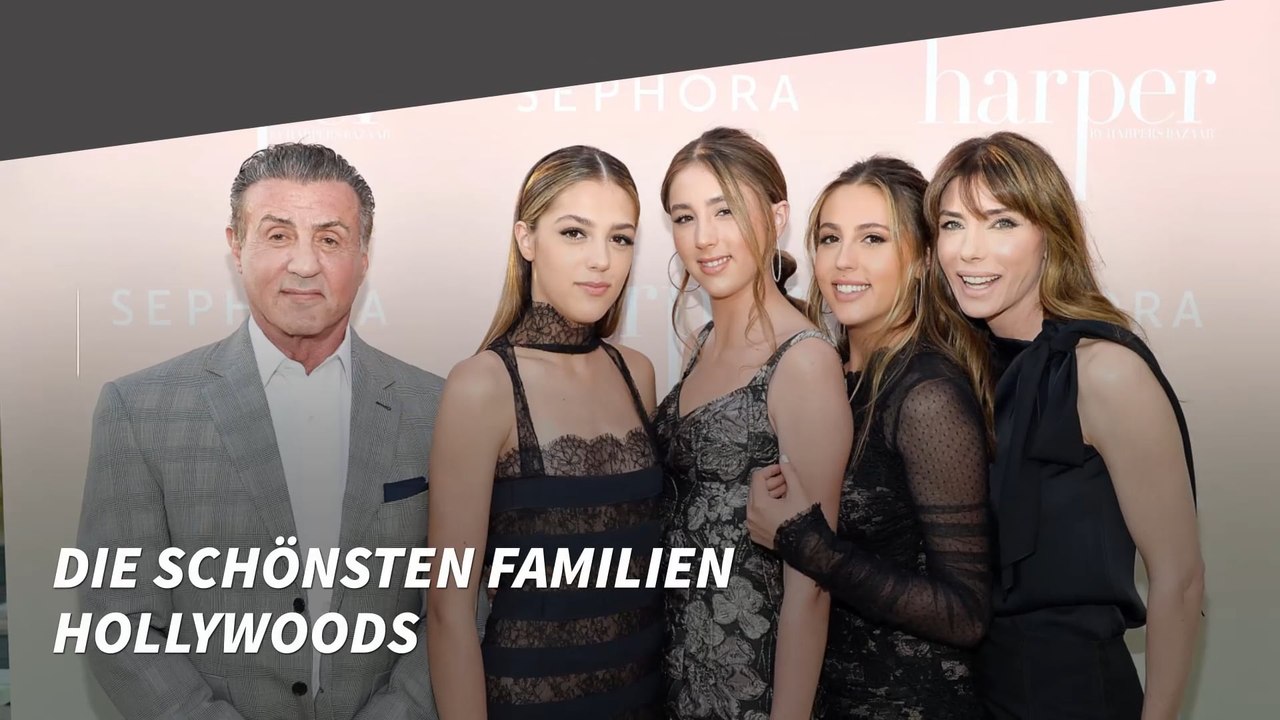 Die schönsten Familien Hollywoods