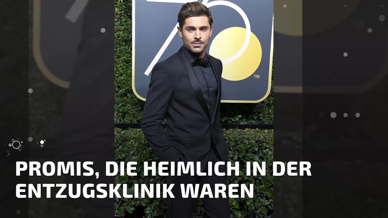 Promis, die heimlich in der Entzugsklinik waren