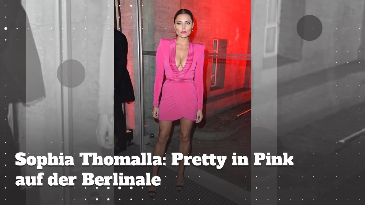 Sophia Thomalla: Pretty in Pink auf der Berlinale