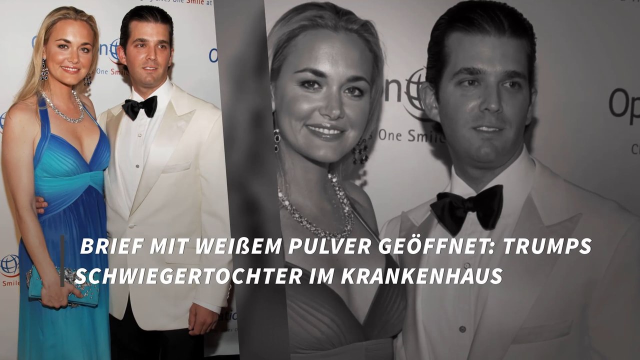 Brief mit weißem Pulver geöffnet: Trumps Schwiegertochter im Krankenhaus