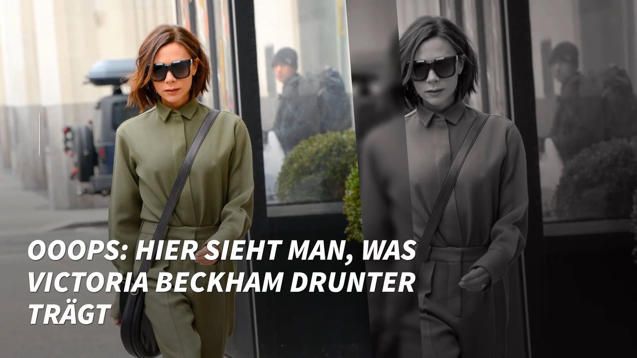 Ooops: Hier sieht man, was Victoria Beckham drunter trägt