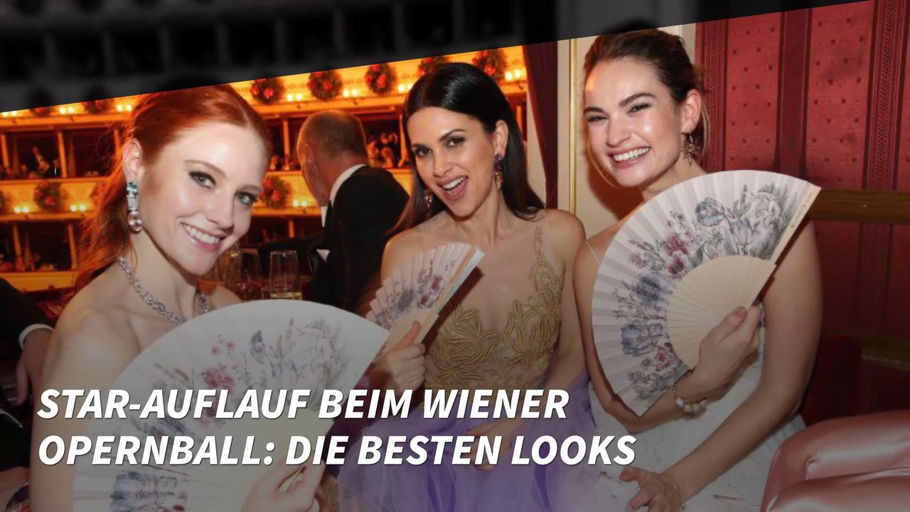 Star-Auflauf beim Wiener Opernball: Die besten Looks