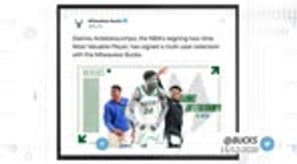 Socialeyesed - Giannis Antetokounmpo signs new supermax contract extension