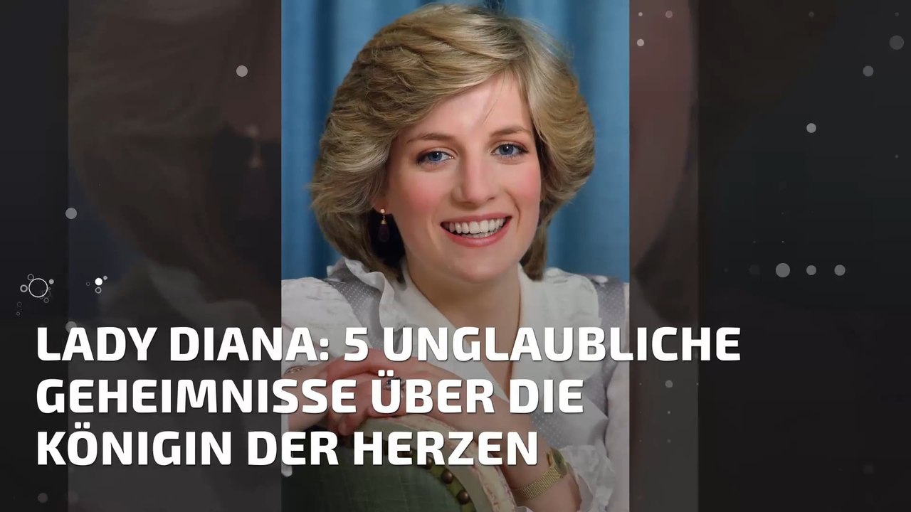 Lady Diana: 5 unglaubliche Geheimnisse über die Königin der Herzen