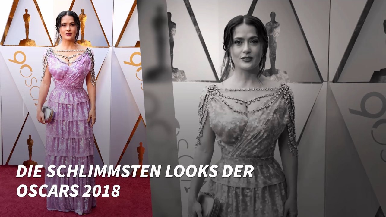 Die schlimmsten Looks der Oscars 2018