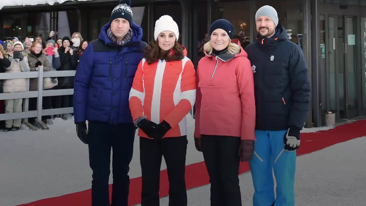 Sportlich: Herzogin Kate und Prinz William im Ski-Outfit