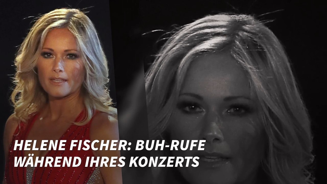 Helene Fischer: Buh-Rufe während ihres Konzerts