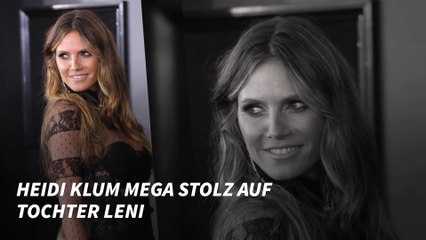Heidi Klum mega stolz auf Tochter Leni