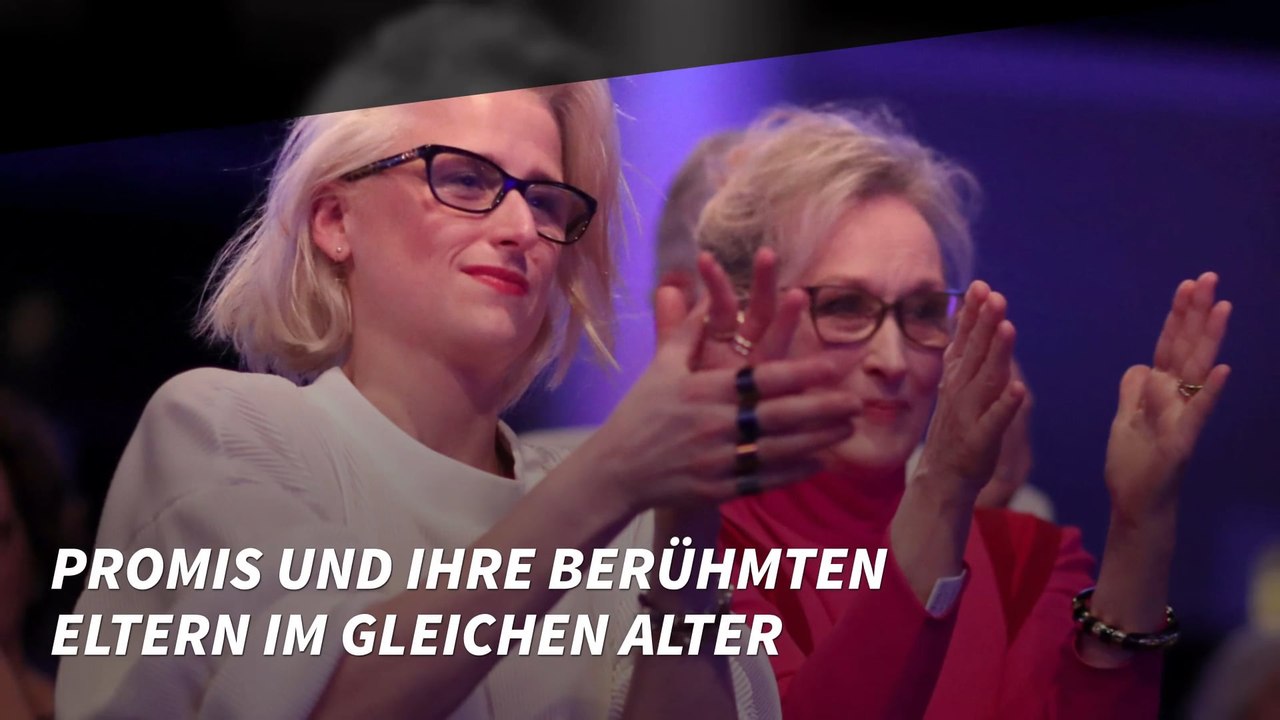 Promis und ihre berühmten Eltern im gleichen Alter