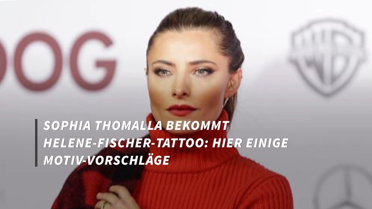 Sophia Thomalla bekommt Helene-Fischer-Tattoo: Hier einige Motiv-Vorschläge