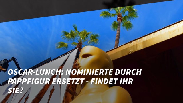 Oscar-Lunch: Einer dieser Nominierten ist nicht echt - nur wer?