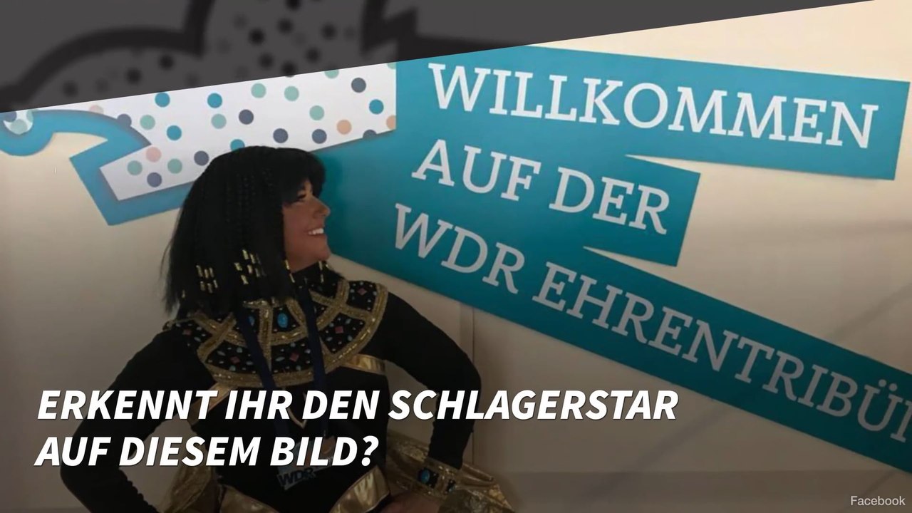 Erkennt ihr den Schlagerstar auf diesem Bild?