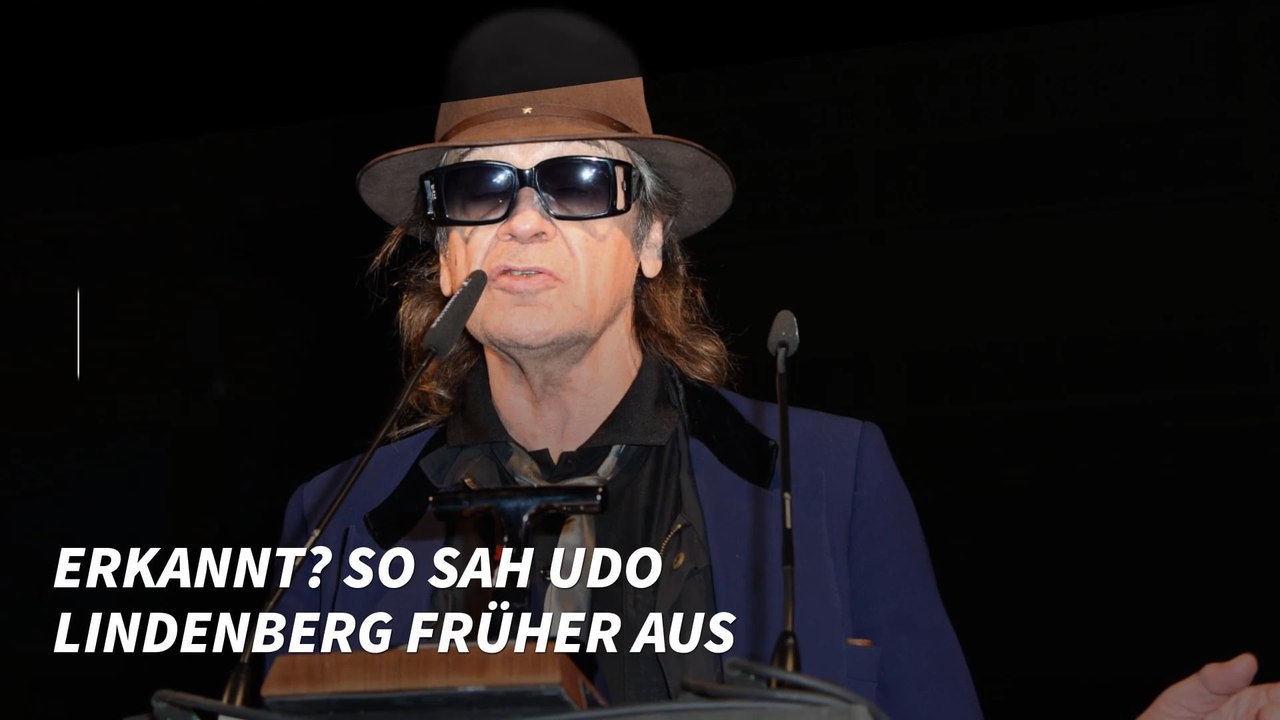 Erkannt? So sah Udo Lindenberg früher aus