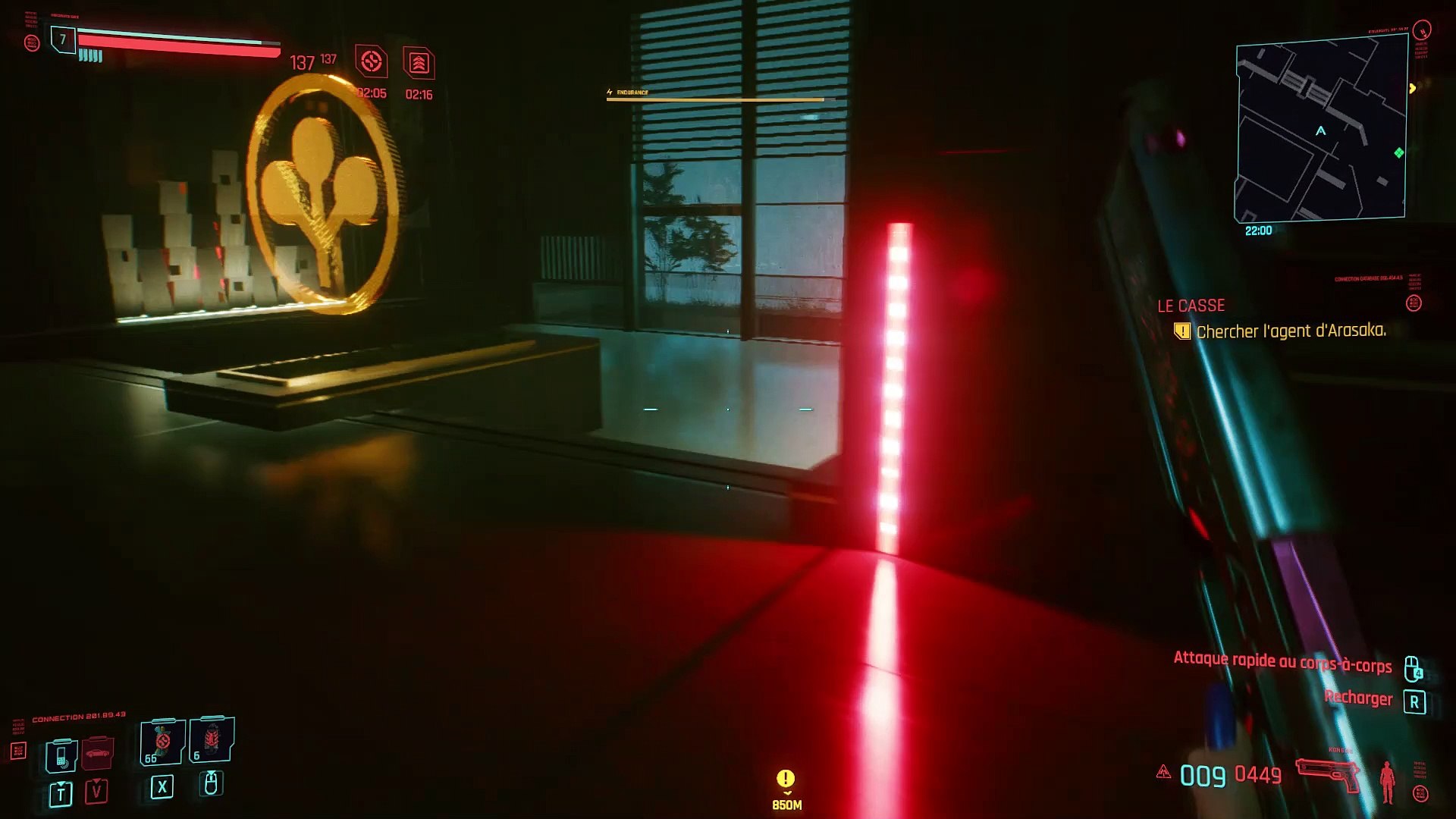 Cyberpunk 2077 - Arasaka officer bug