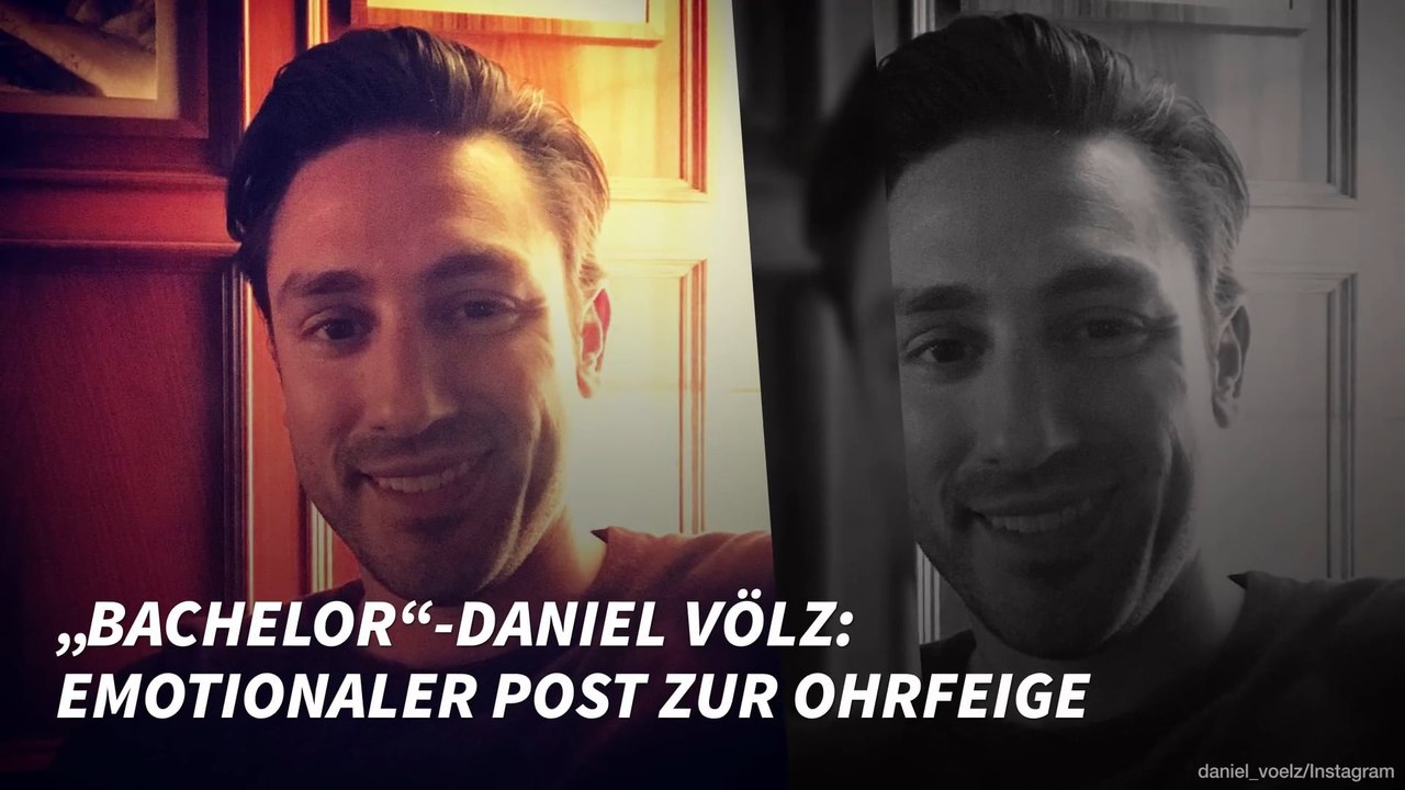 „Bachelor“-Daniel Völz: Emotionaler Post zur Ohrfeige
