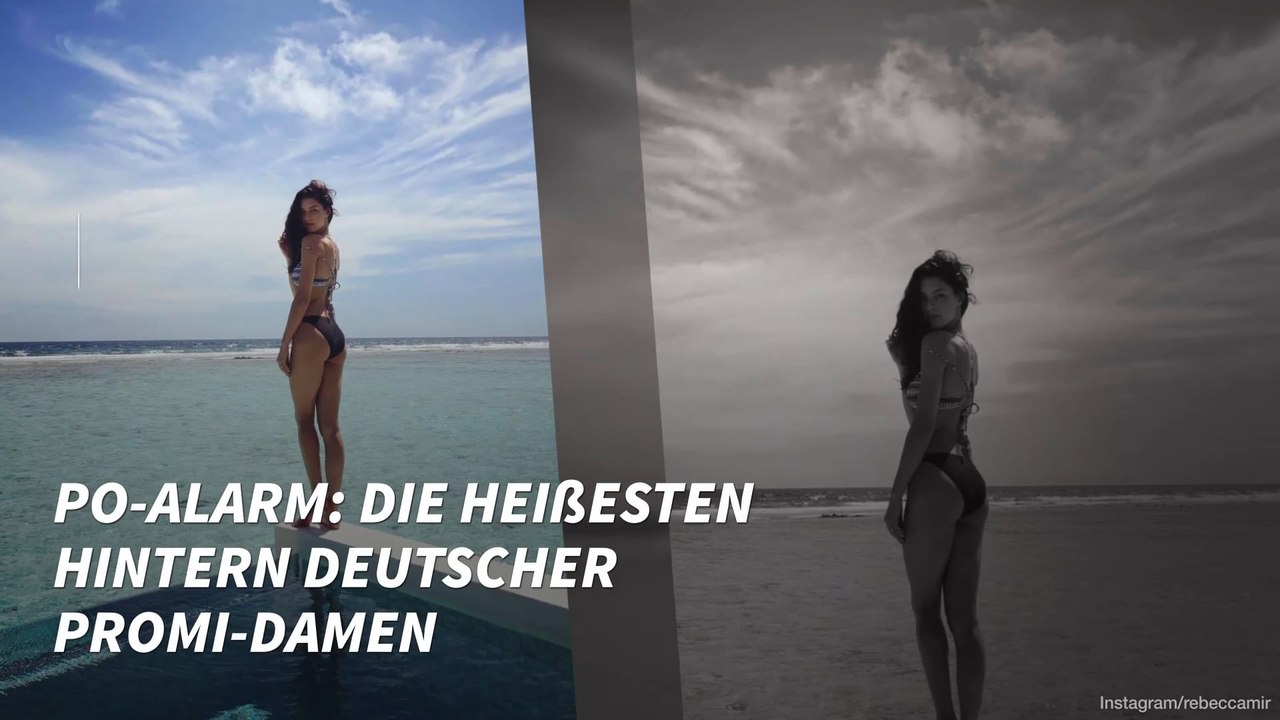 Po-Alarm: Die heißesten Hintern deutscher Promi-Damen
