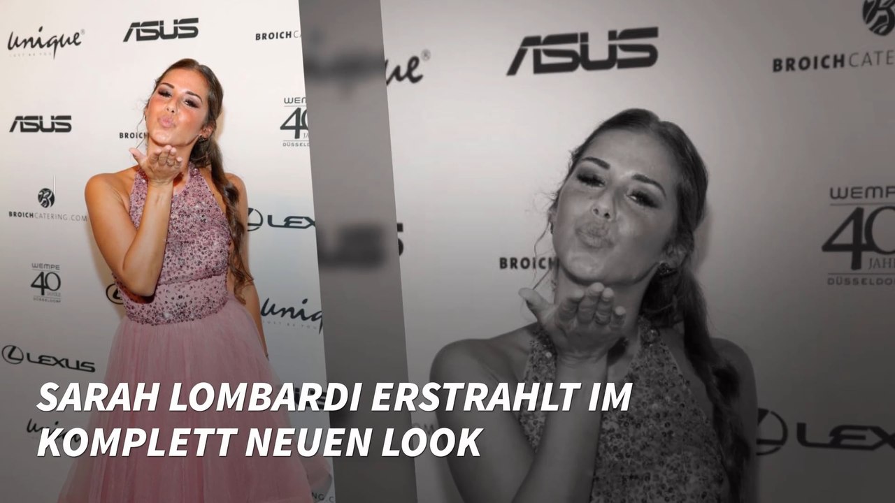 Sarah Lombardi erstrahlt im komplett neuen Look