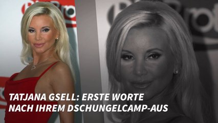 Tatjana Gsell: Erste Worte nach ihrem Dschungelcamp-Aus