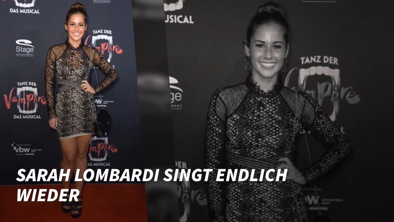 Sarah Lombardi singt endlich wieder