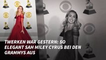 Twerken war gestern: So elegant sah Miley Cyrus bei den Grammys aus