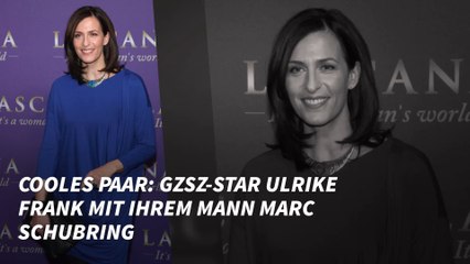 Cooles Paar: GZSZ-Star Ulrike Frank mit ihrem Mann