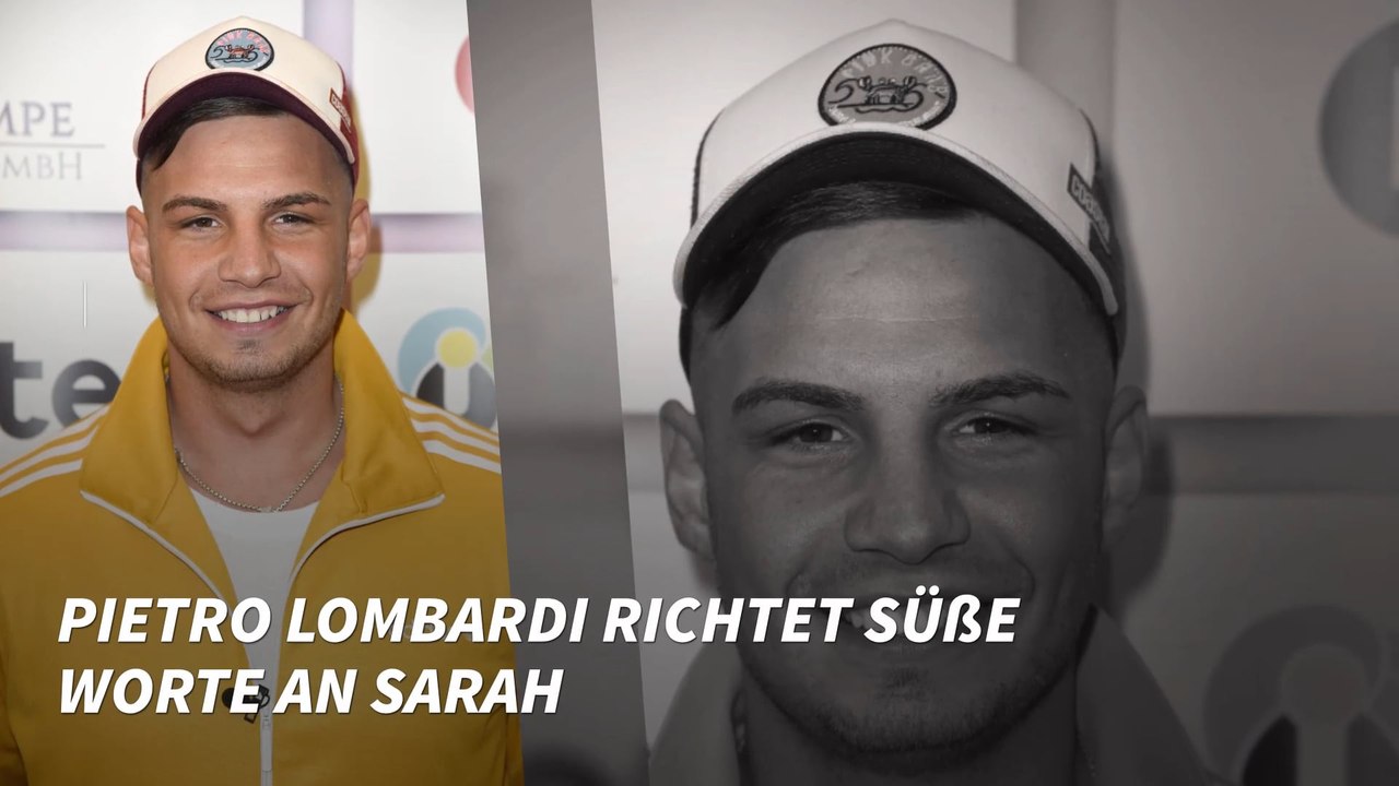 Pietro Lombardi richtet süße Worte an Sarah