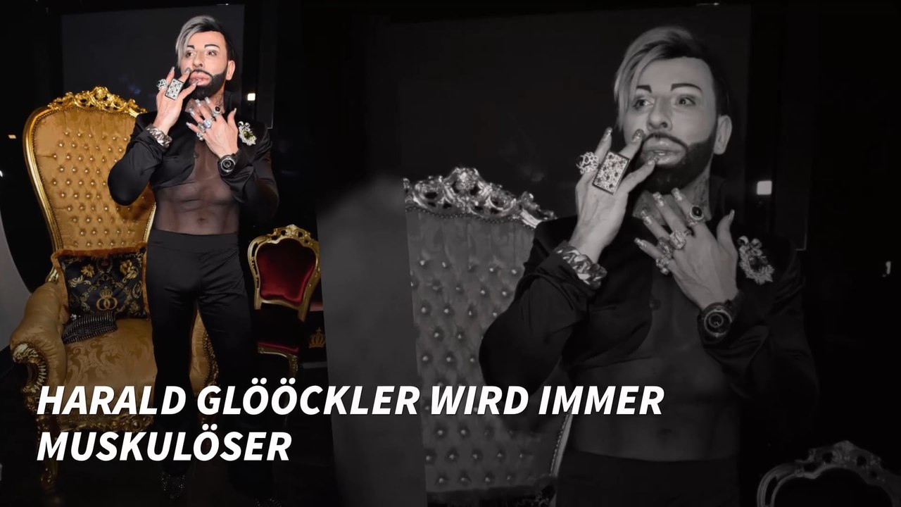 Harald Glööckler wird immer muskulöser