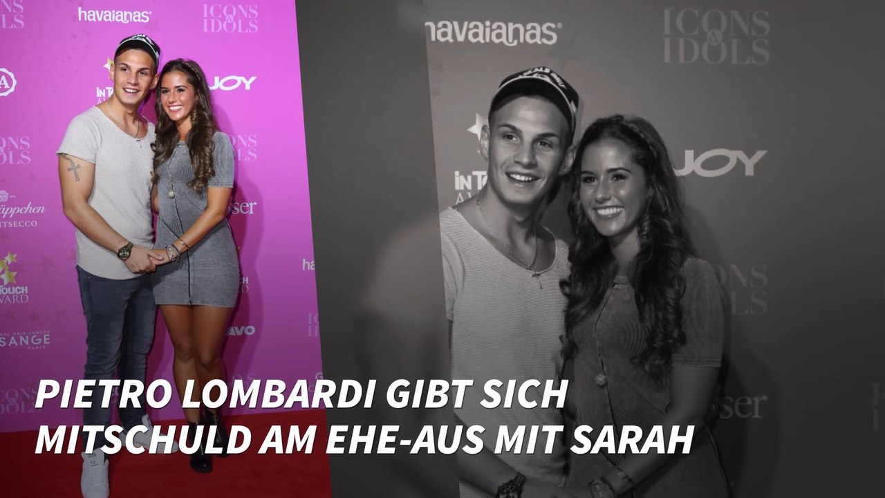 Pietro Lombardi gibt sich Mitschuld am Ehe-Aus mit Sarah
