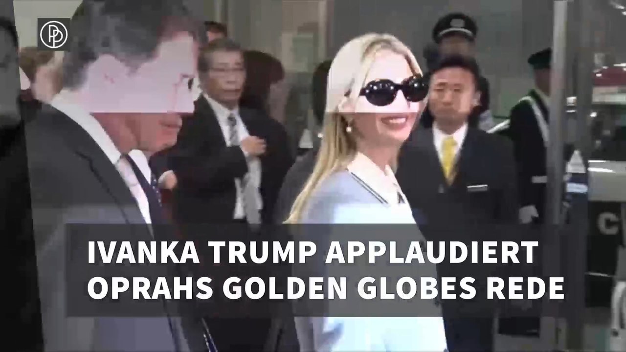 Ivanka Trump applaudiert Oprahs Golden Globes Rede