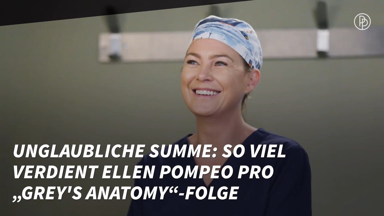Unglaubliche Summe: So viel verdient Ellen Pompeo pro „Grey's Anatomy“-Folge