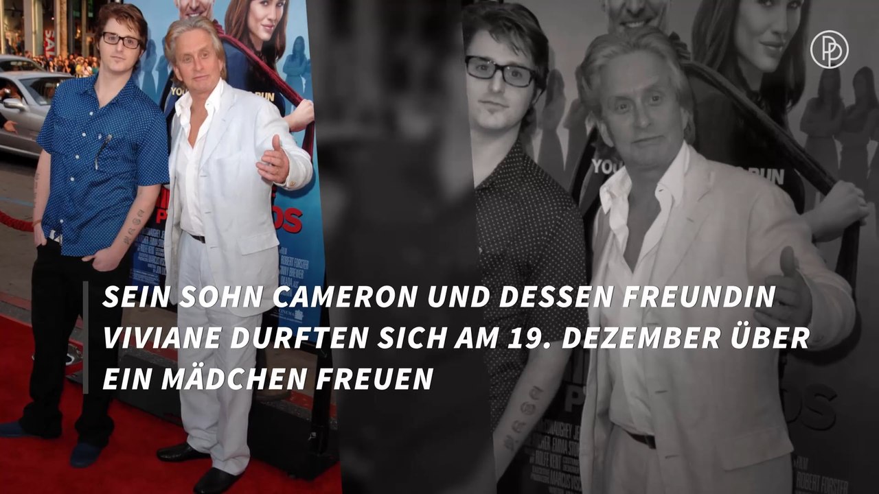 Michael Douglas zeigt seine kleine Enkelin