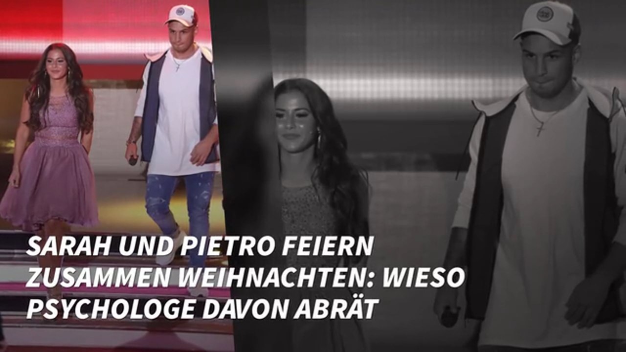 Sarah und Pietro feiern zusammen Weihnachten: Wieso ein Psychologe davon abrät