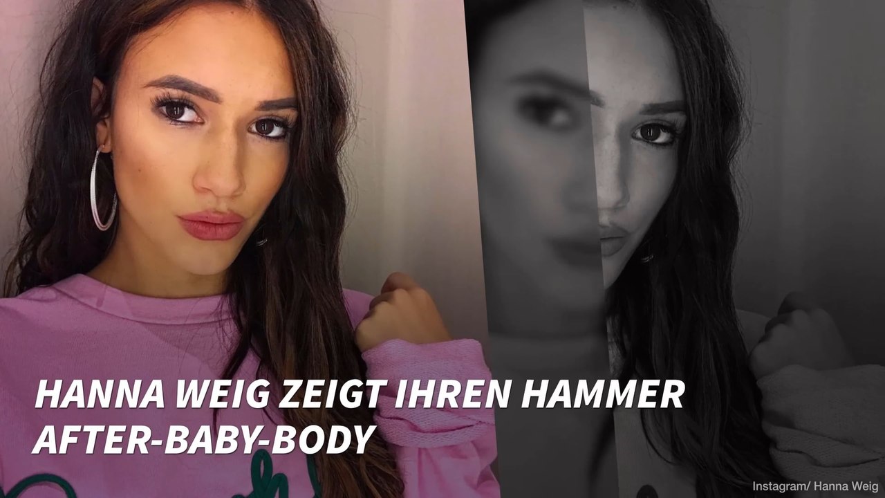 Hanna Weig zeigt ihren Hammer After-Baby-Body