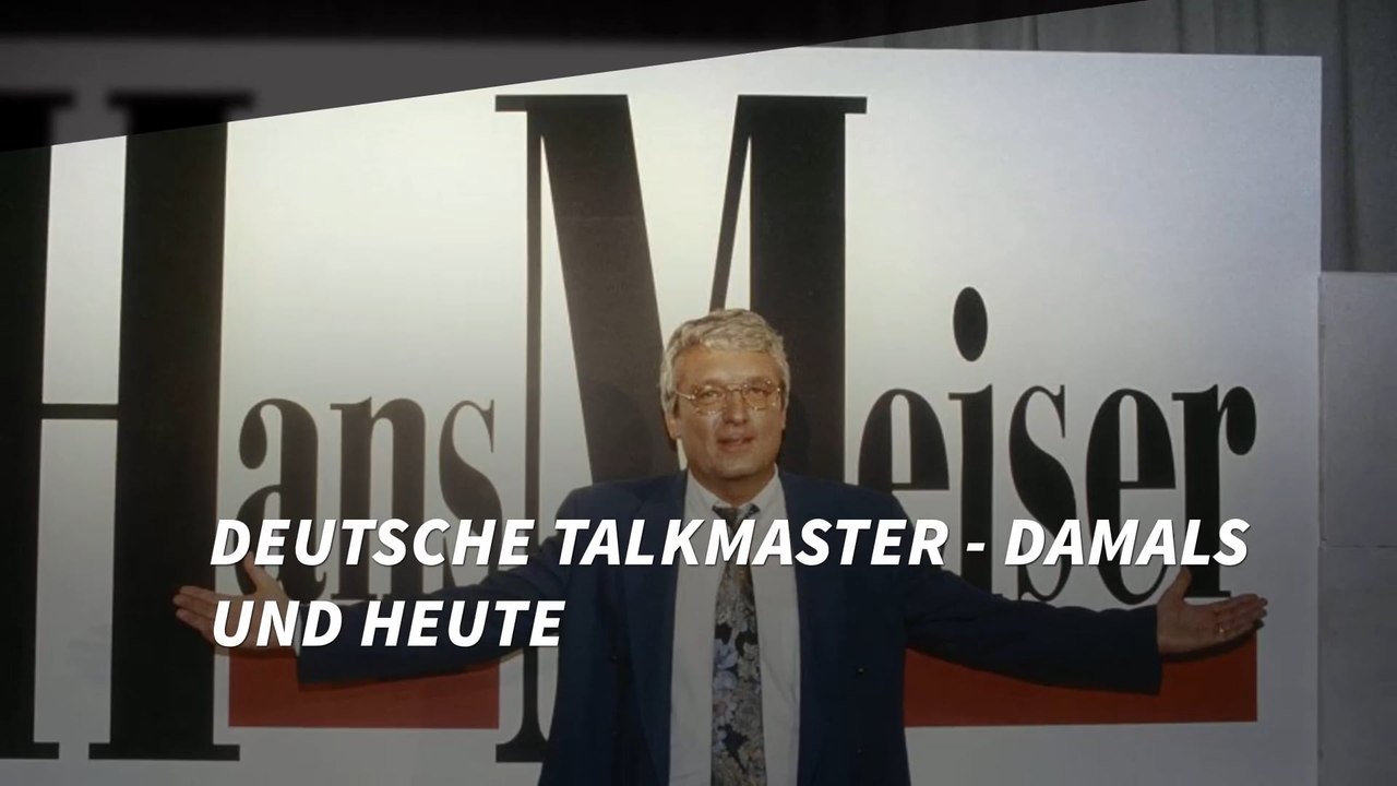 Deutsche Talkmaster - damals und heute